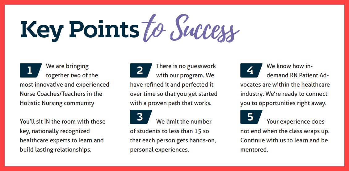 Key Points to Success
